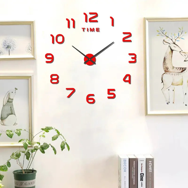 DIY Modern Design Large Wall Clock