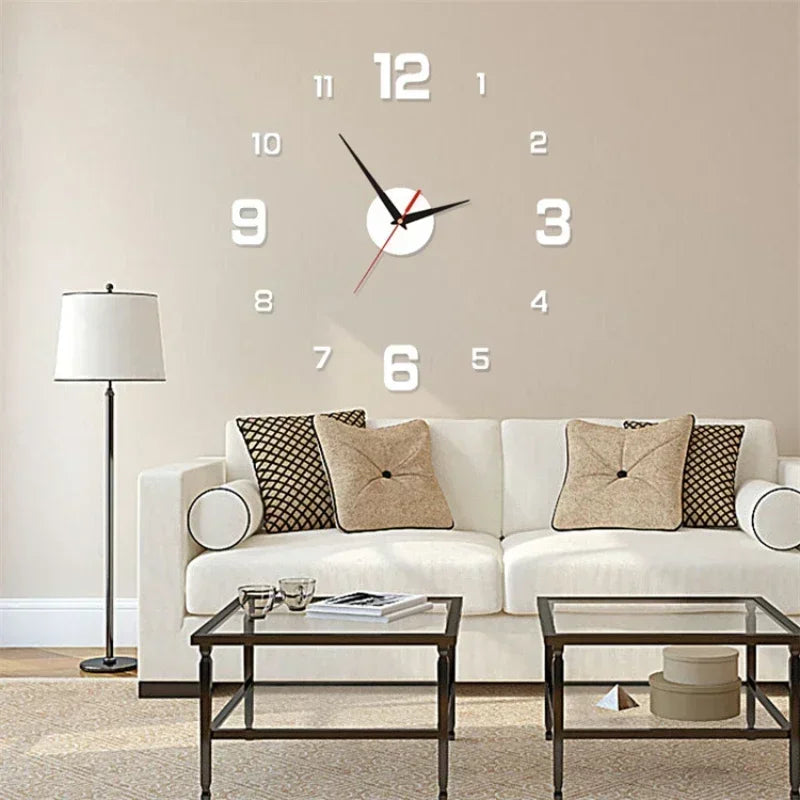 DIY Modern Design Large Wall Clock