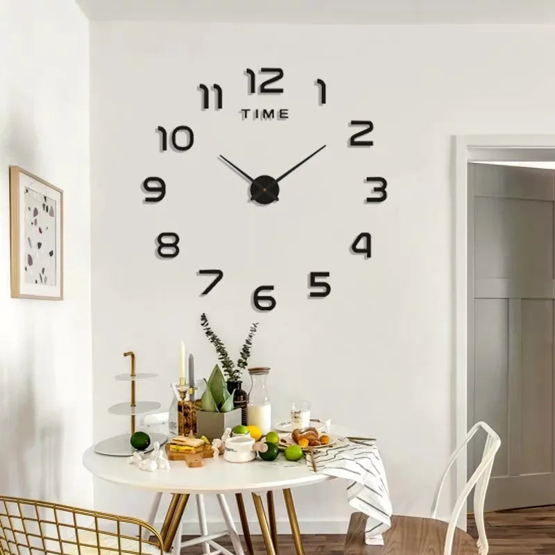 DIY Modern Design Large Wall Clock