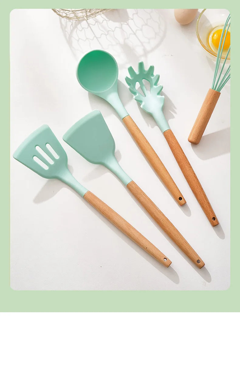 Silicone Cooking Utensils Set