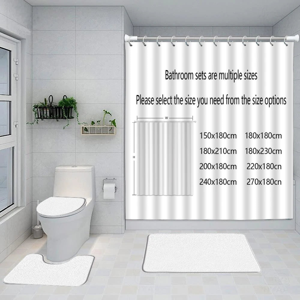 Bathroom Decoration Shower Curtain