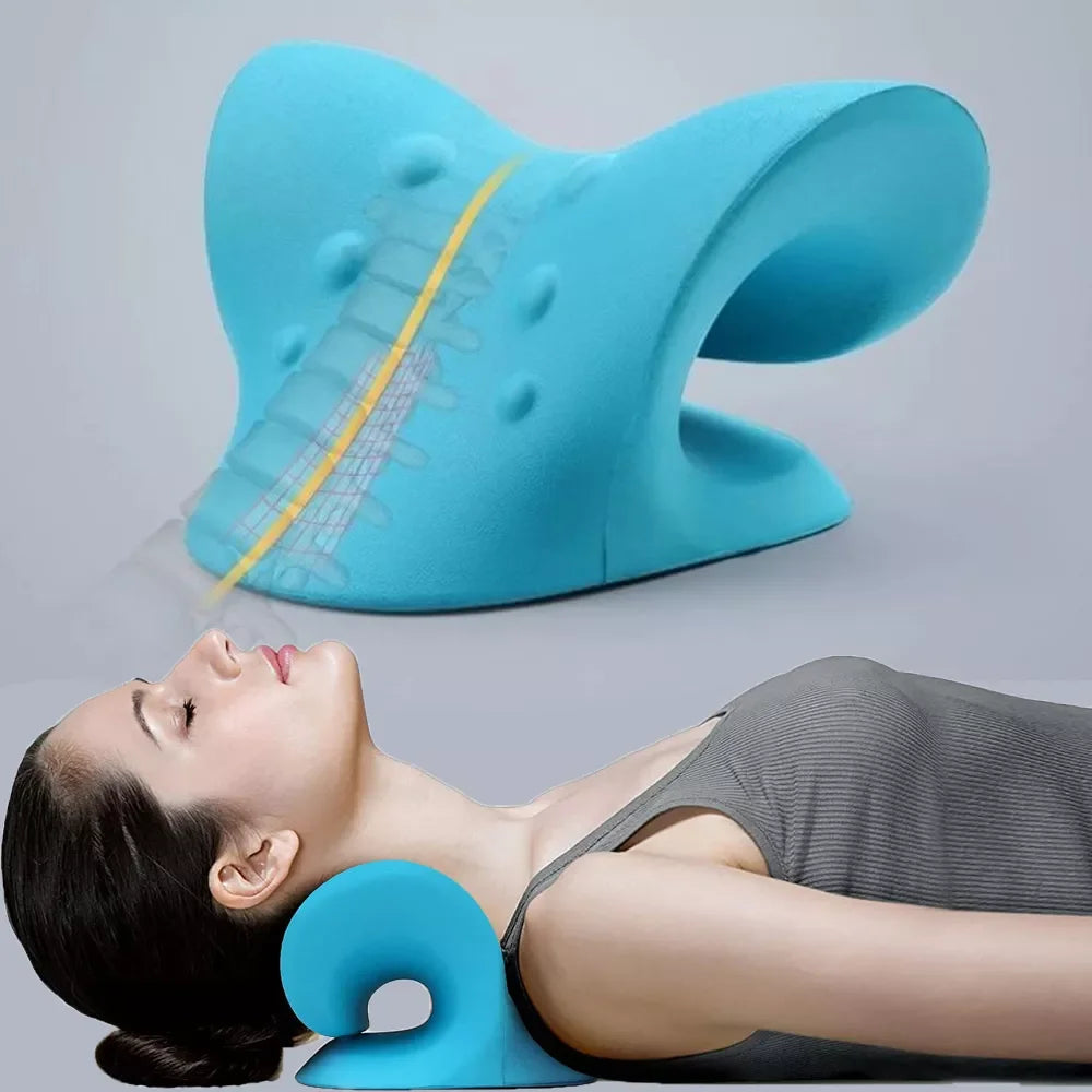 Neck Shoulder Stretcher Massage Pillow