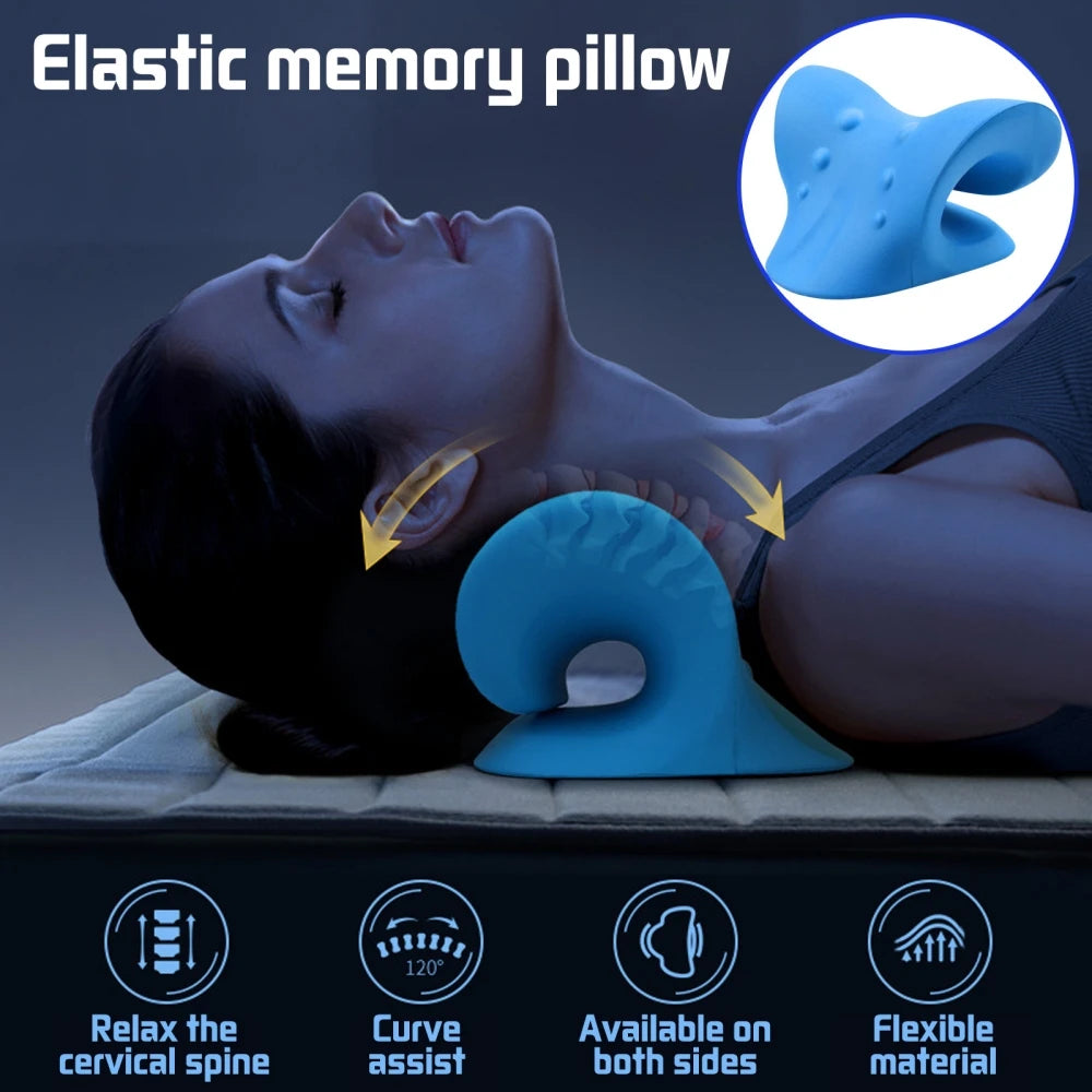 Neck Shoulder Stretcher Massage Pillow